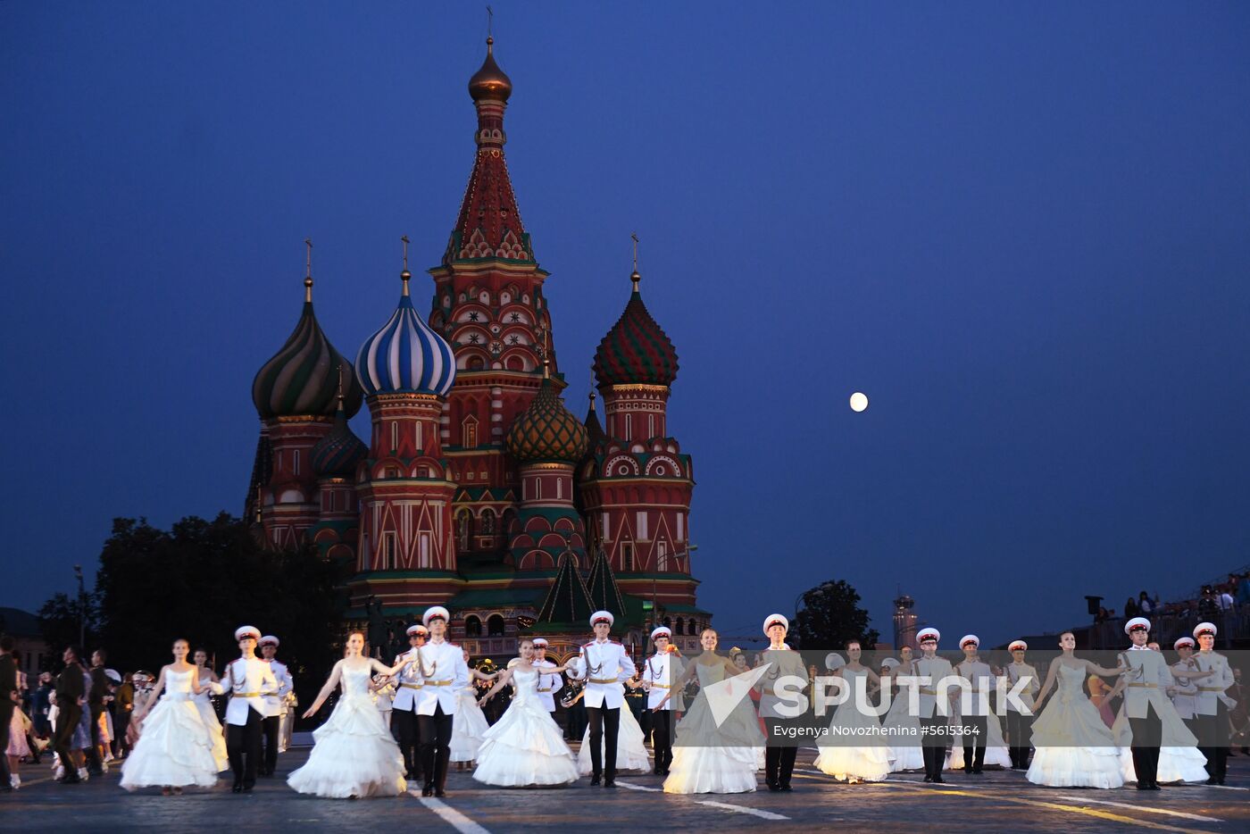 Final rehearsal of Spasskaya Tower festival's opening ceremony