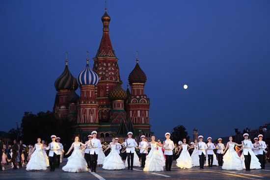 Final rehearsal of Spasskaya Tower festival's opening ceremony