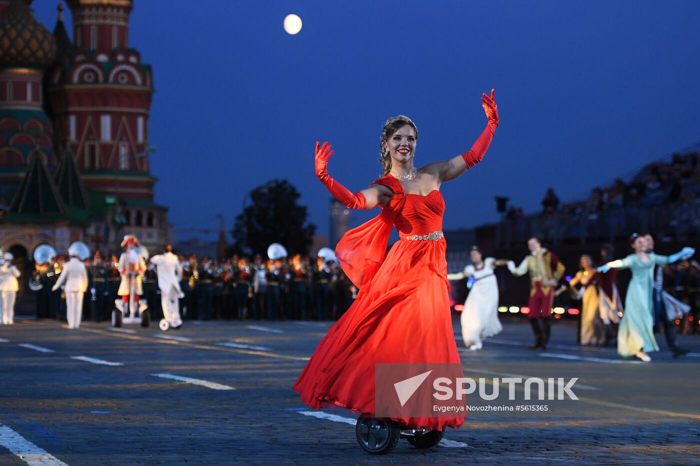 Final rehearsal of Spasskaya Tower festival's opening ceremony