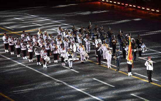 Final rehearsal of Spasskaya Tower festival's opening ceremony