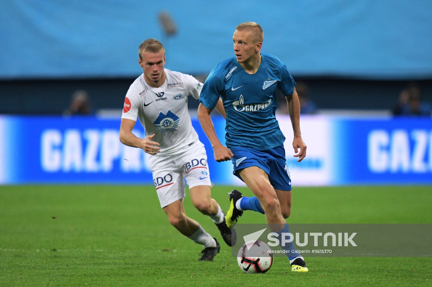 Football. UEFA Europe League. Zenit vs. Molde