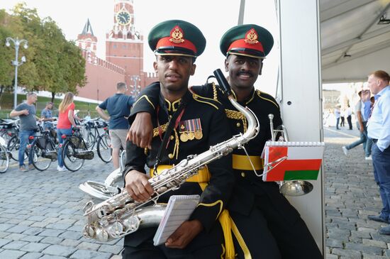 Final rehearsal of Spasskaya Tower festival's opening ceremony