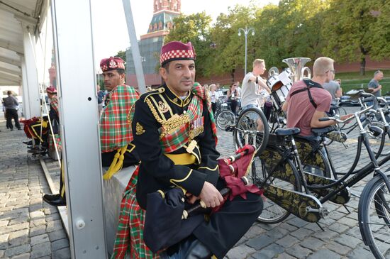Final rehearsal of Spasskaya Tower festival's opening ceremony