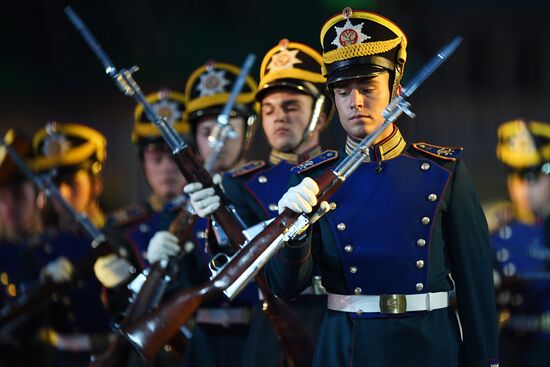 Final rehearsal of Spasskaya Tower festival's opening ceremony