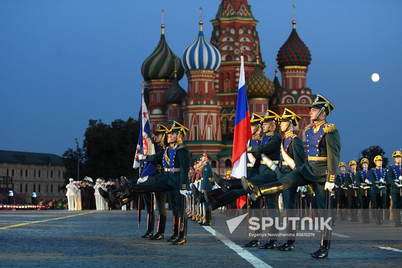 Final rehearsal of Spasskaya Tower festival's opening ceremony