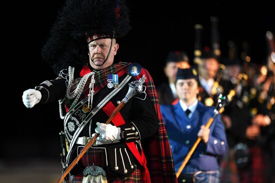Final rehearsal of Spasskaya Tower festival's opening ceremony