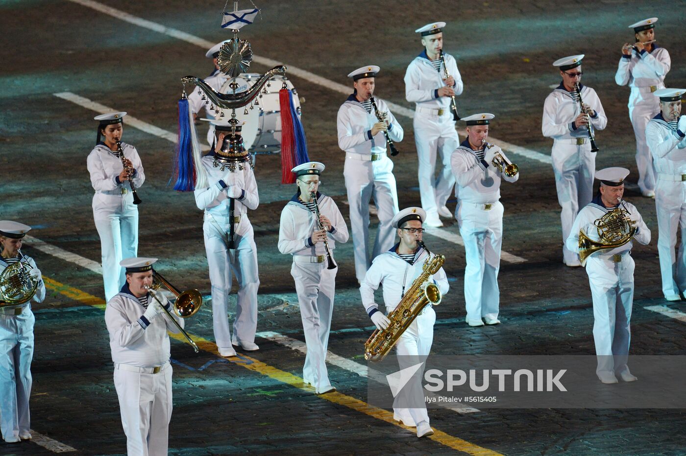Final rehearsal of Spasskaya Tower festival's opening ceremony