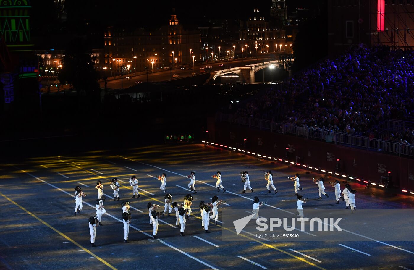 Final rehearsal of Spasskaya Tower festival's opening ceremony