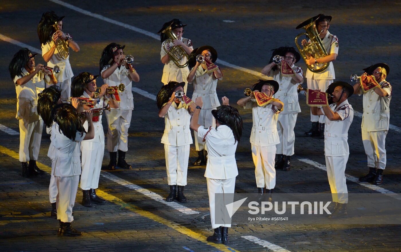 Final rehearsal of Spasskaya Tower festival's opening ceremony