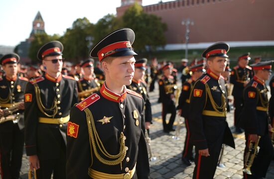 Final rehearsal of Spasskaya Tower festival's opening ceremony