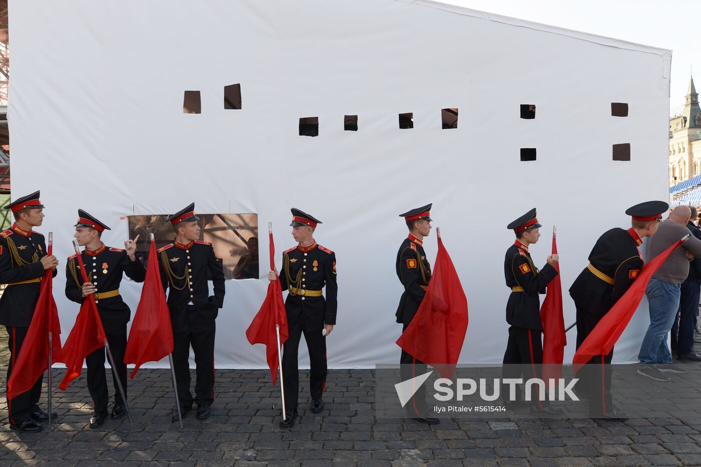 Final rehearsal of Spasskaya Tower festival's opening ceremony