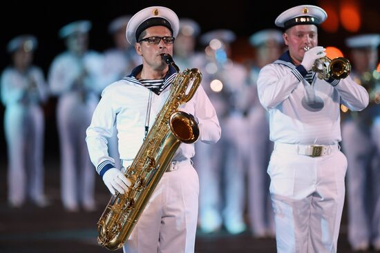 Final rehearsal of Spasskaya Tower festival's opening ceremony