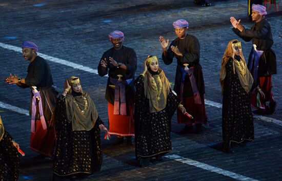 Final rehearsal of Spasskaya Tower festival's opening ceremony