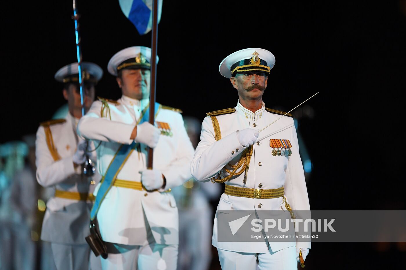 Final rehearsal of Spasskaya Tower festival's opening ceremony