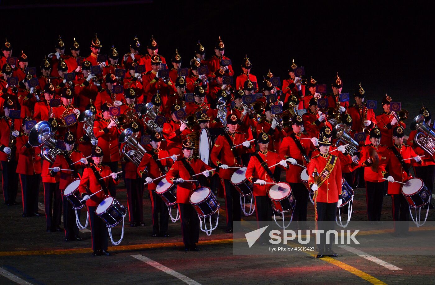 Final rehearsal of Spasskaya Tower festival's opening ceremony