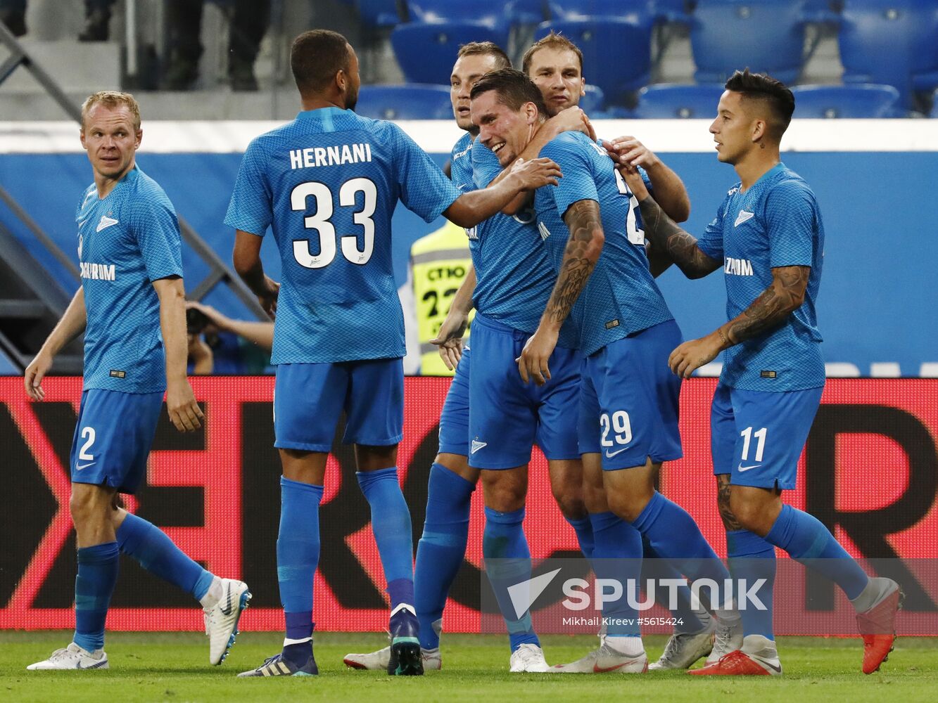 Football. UEFA Europe League. Zenit vs. Molde