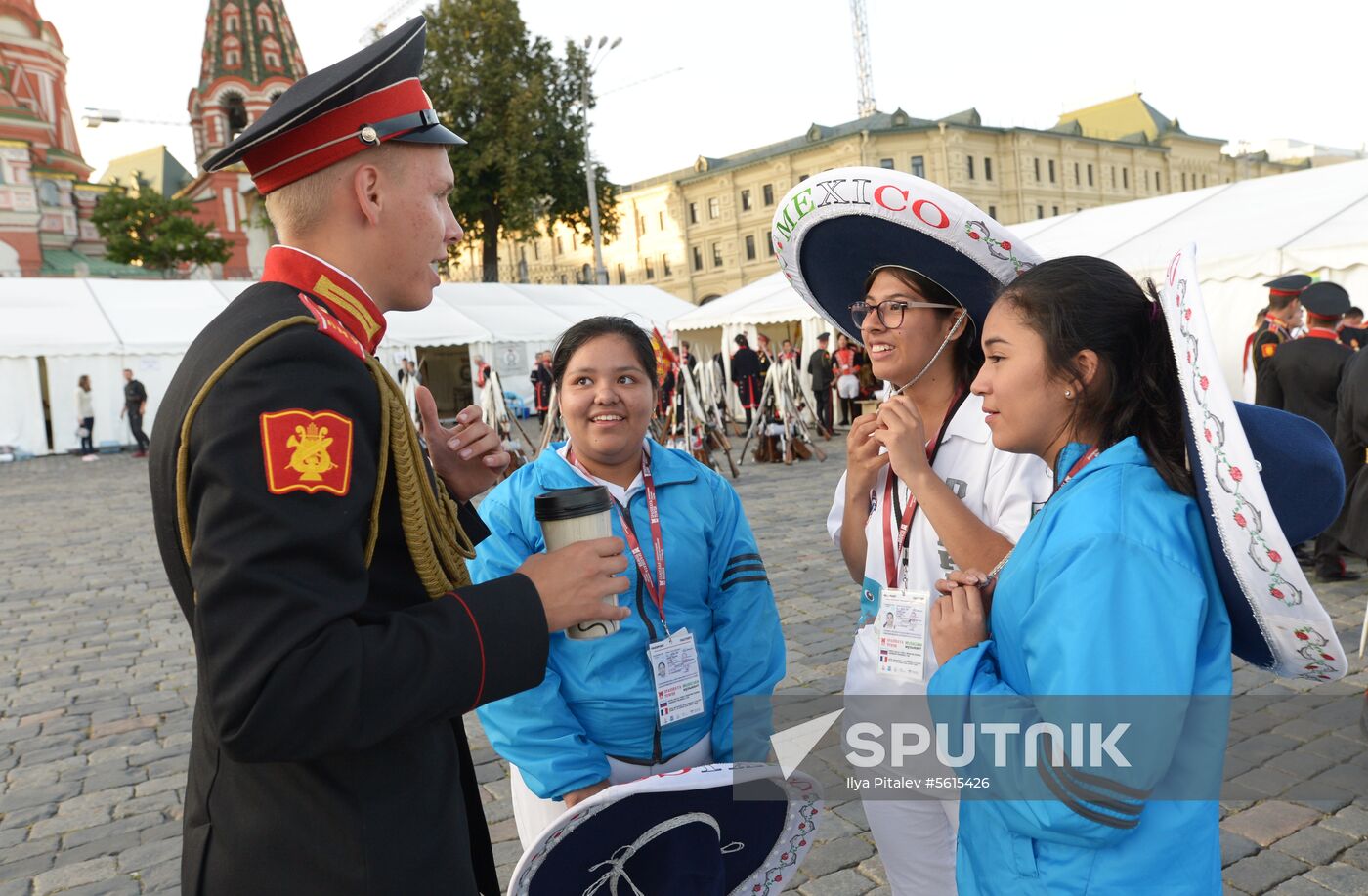 Final rehearsal of Spasskaya Tower festival's opening ceremony