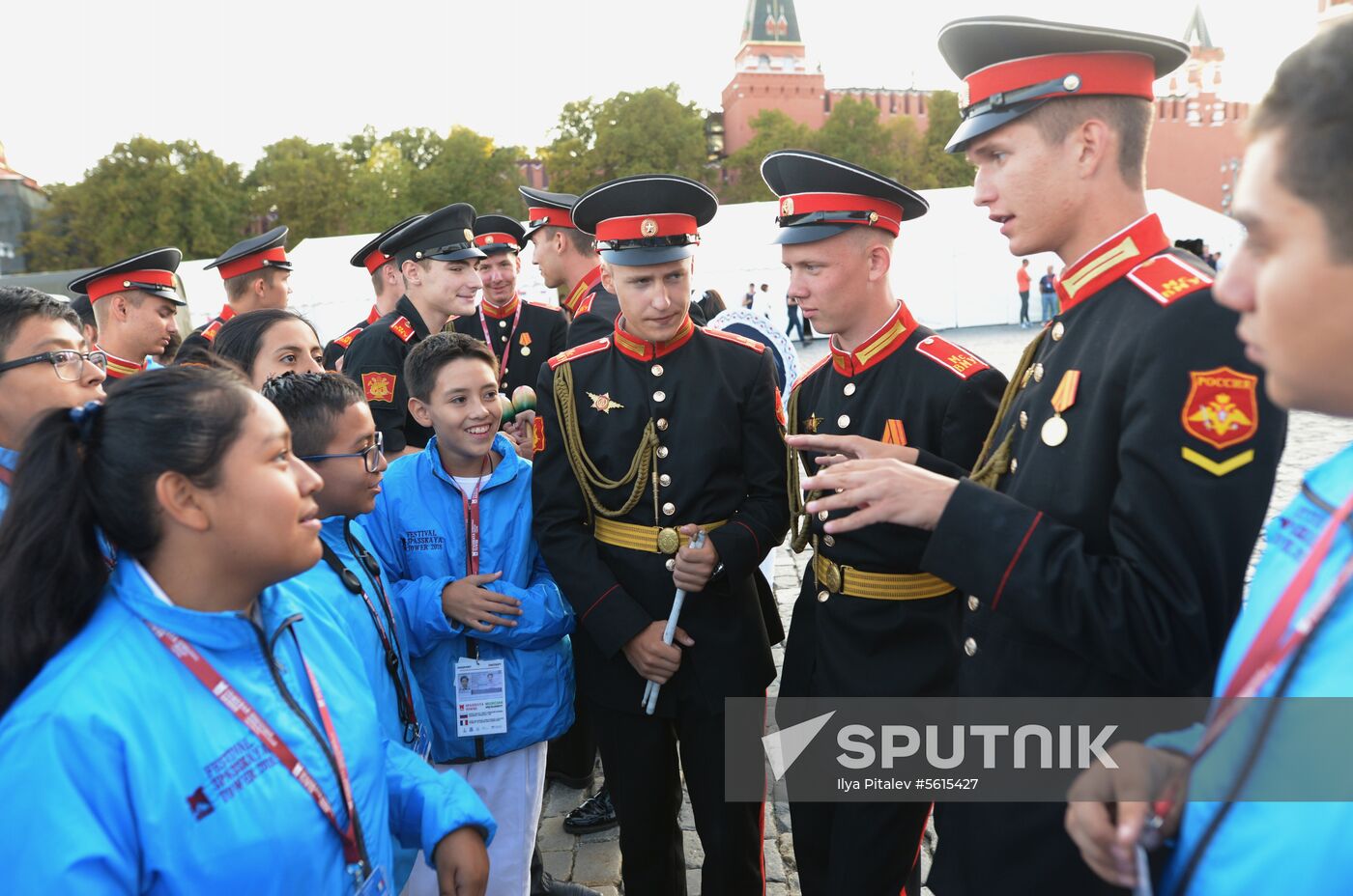 Final rehearsal of Spasskaya Tower festival's opening ceremony