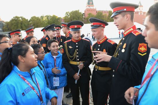 Final rehearsal of Spasskaya Tower festival's opening ceremony
