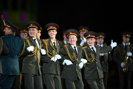 Final rehearsal of Spasskaya Tower festival's opening ceremony