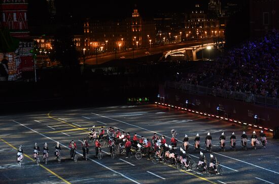 Final rehearsal of Spasskaya Tower festival's opening ceremony