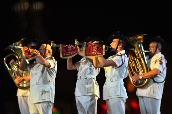 Final rehearsal of Spasskaya Tower festival's opening ceremony