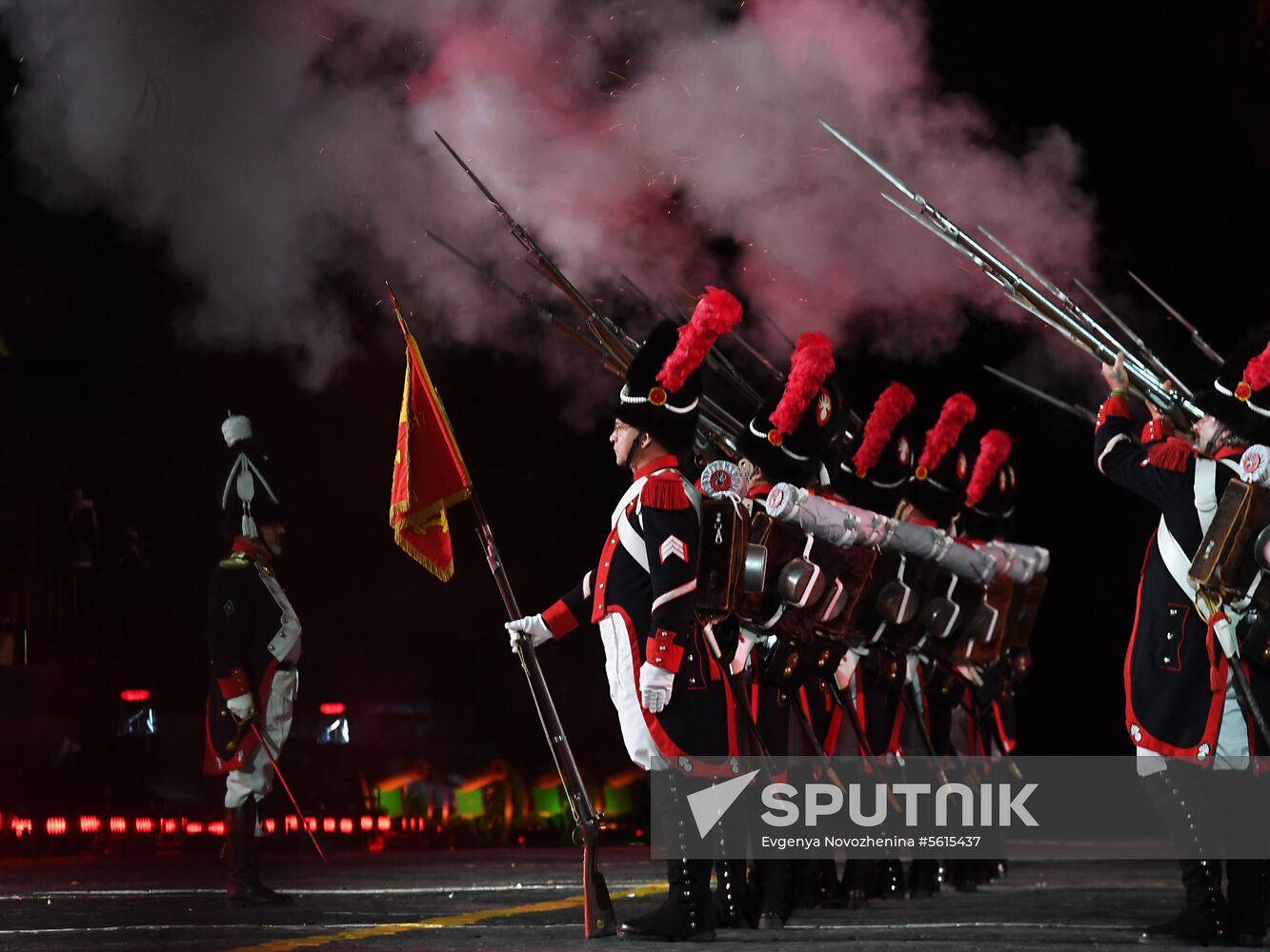 Final rehearsal of Spasskaya Tower festival's opening ceremony