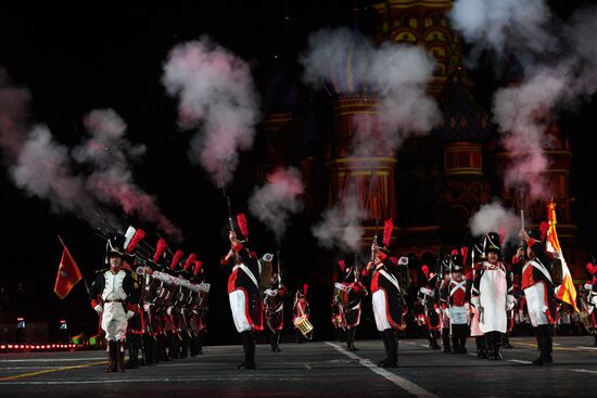 Final rehearsal of Spasskaya Tower festival's opening ceremony