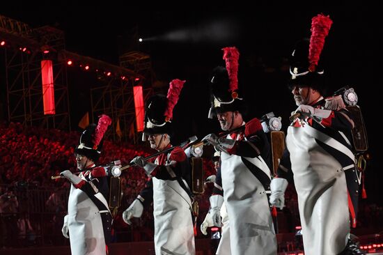 Final rehearsal of Spasskaya Tower festival's opening ceremony