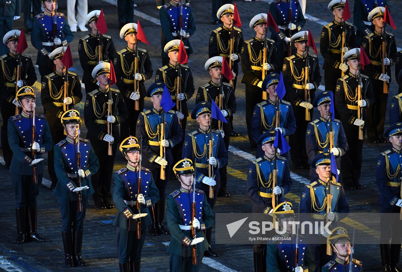 Final rehearsal of Spasskaya Tower festival's opening ceremony