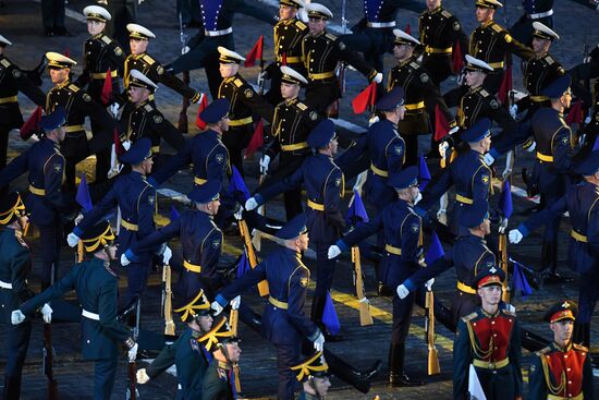 Final rehearsal of Spasskaya Tower festival's opening ceremony