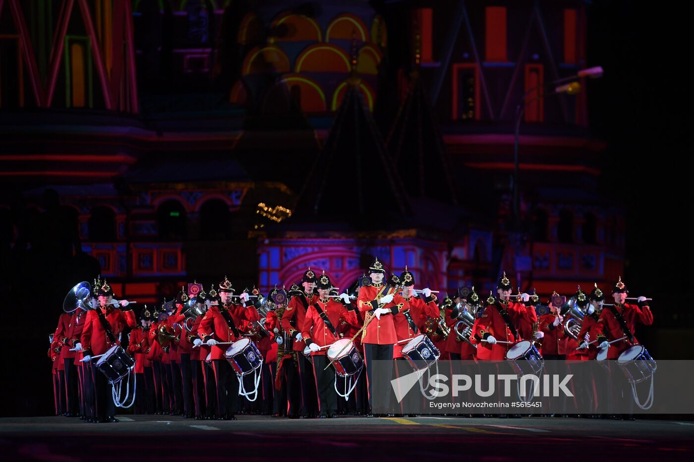 Final rehearsal of Spasskaya Tower festival's opening ceremony