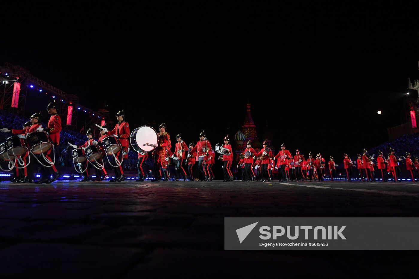 Final rehearsal of Spasskaya Tower festival's opening ceremony