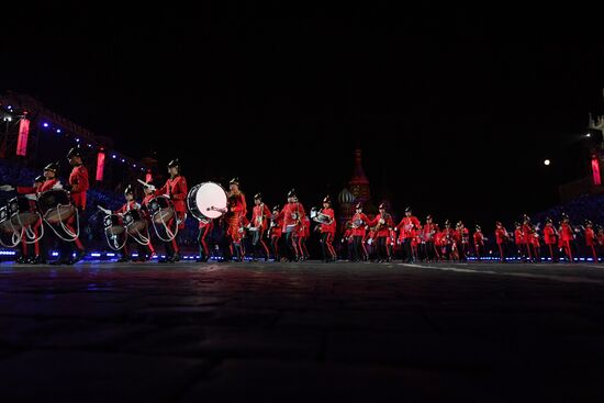 Final rehearsal of Spasskaya Tower festival's opening ceremony