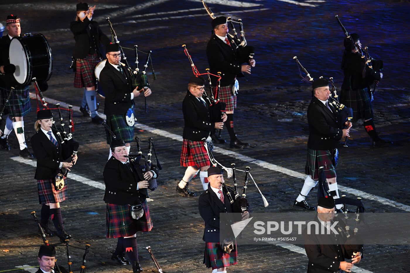 Final rehearsal of Spasskaya Tower festival's opening ceremony