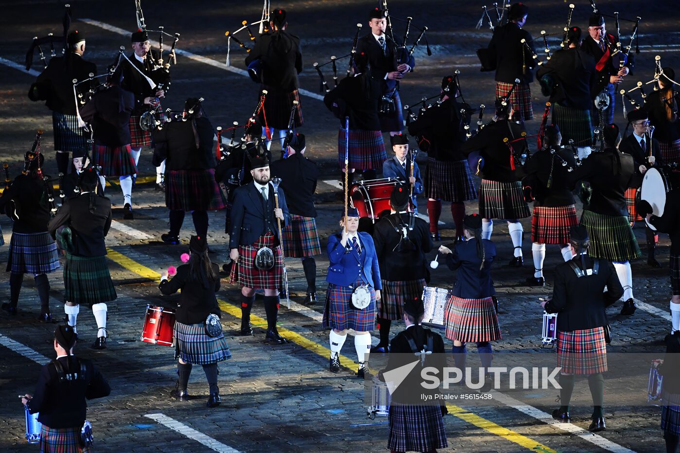 Final rehearsal of Spasskaya Tower festival's opening ceremony