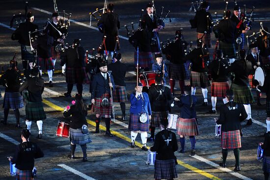 Final rehearsal of Spasskaya Tower festival's opening ceremony