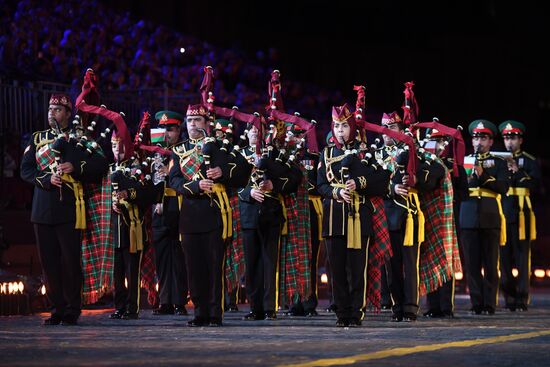 Final rehearsal of Spasskaya Tower festival's opening ceremony