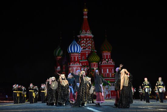 Final rehearsal of Spasskaya Tower festival's opening ceremony