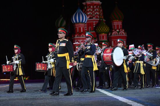 Final rehearsal of Spasskaya Tower festival's opening ceremony