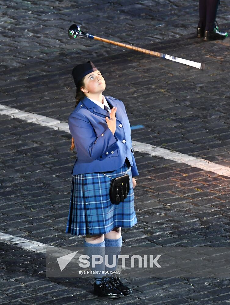 Final rehearsal of Spasskaya Tower festival's opening ceremony