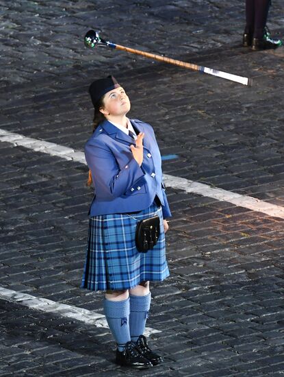 Final rehearsal of Spasskaya Tower festival's opening ceremony