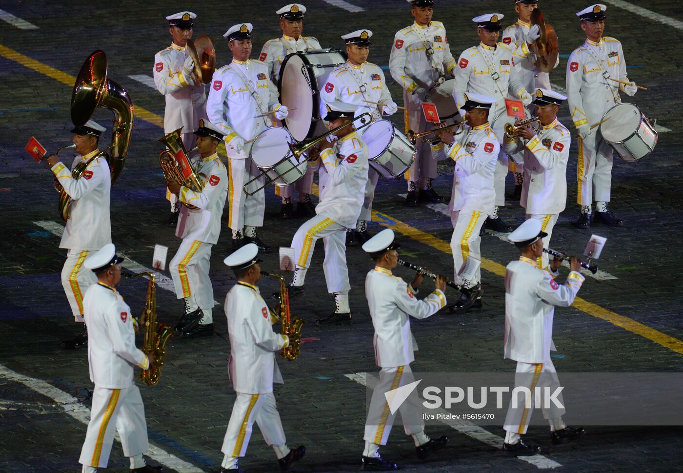 Final rehearsal of Spasskaya Tower festival's opening ceremony