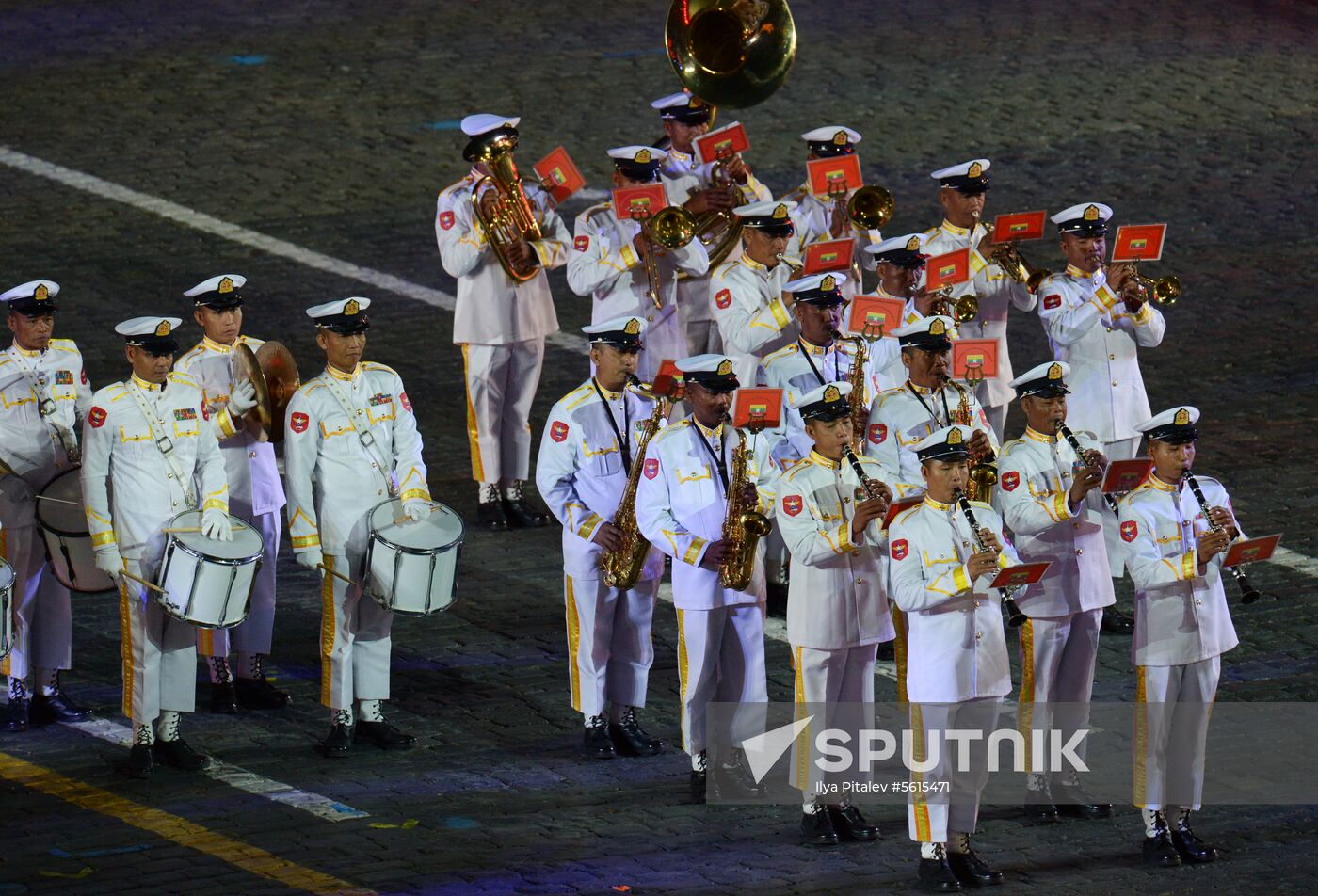 Final rehearsal of Spasskaya Tower festival's opening ceremony