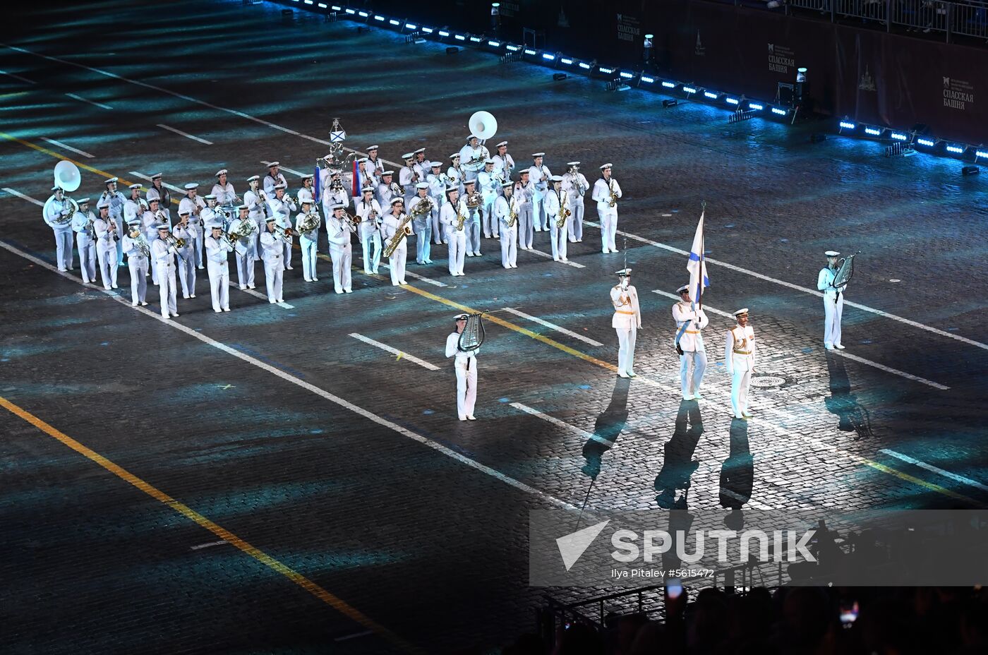 Final rehearsal of Spasskaya Tower festival's opening ceremony