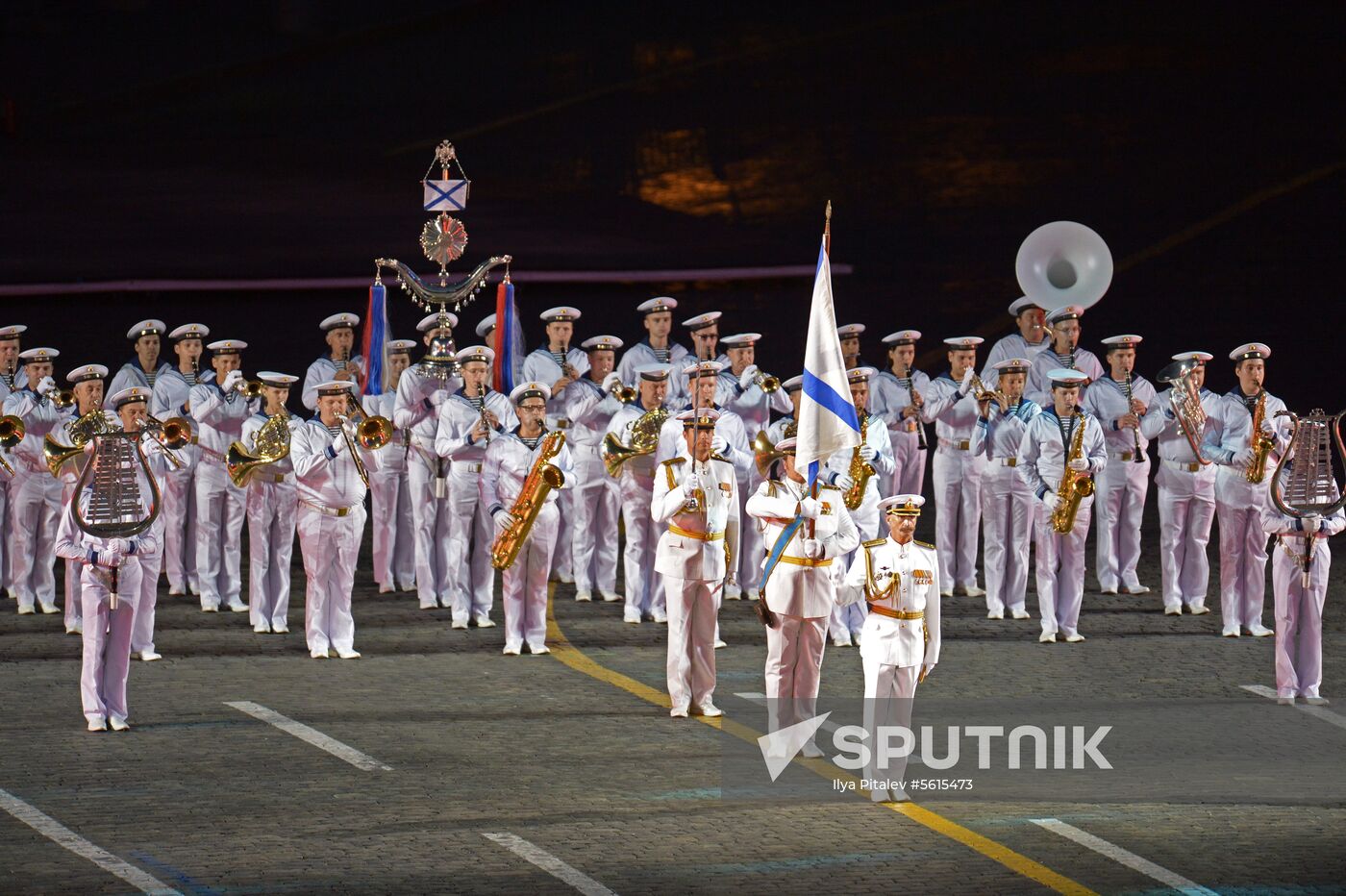 Final rehearsal of Spasskaya Tower festival's opening ceremony