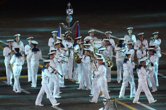 Final rehearsal of Spasskaya Tower festival's opening ceremony