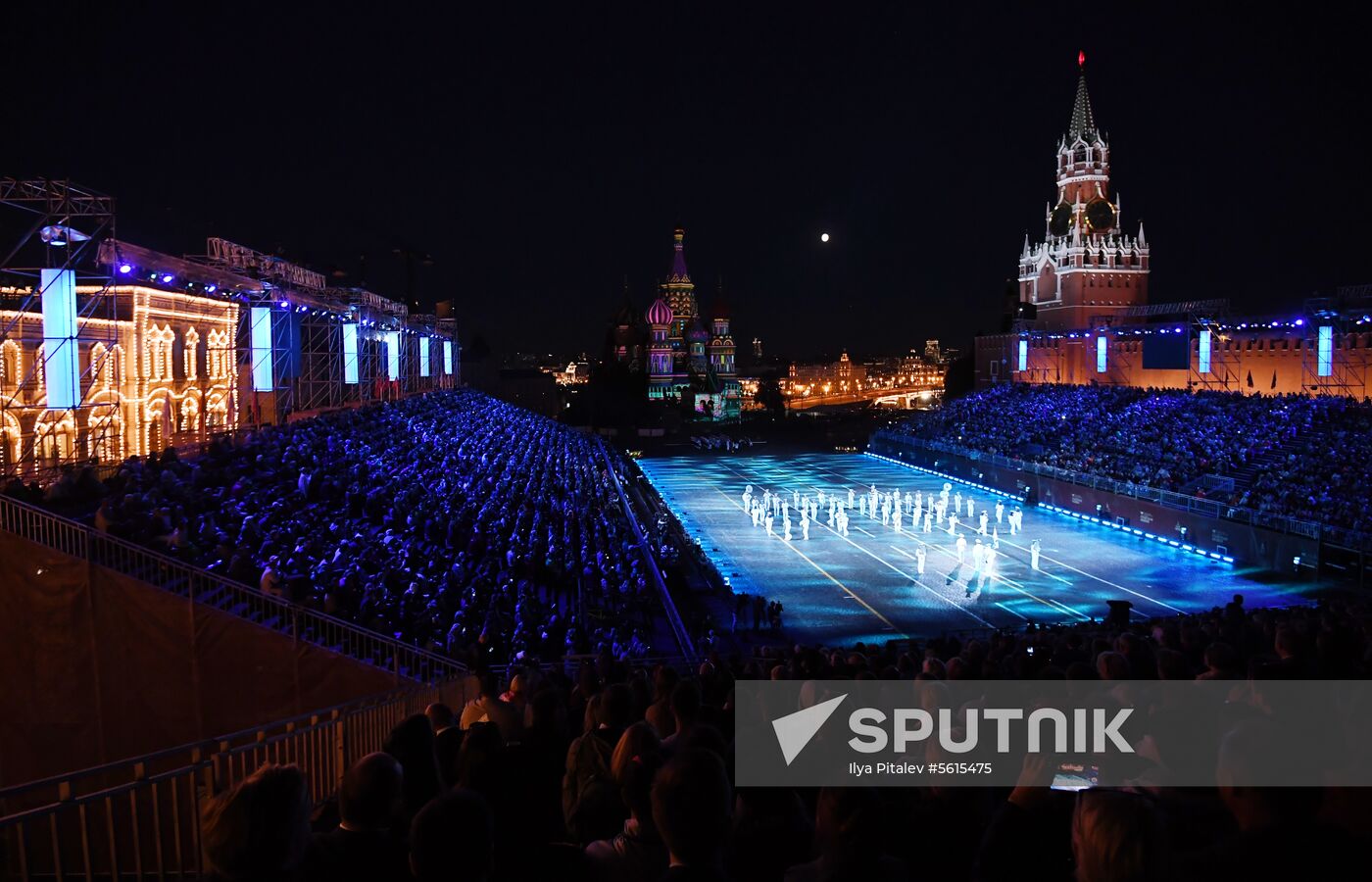 Final rehearsal of Spasskaya Tower festival's opening ceremony