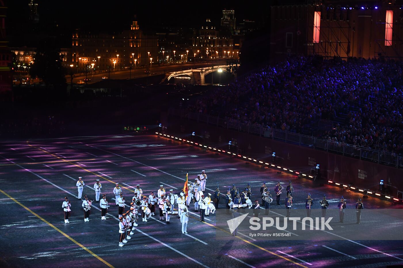 Final rehearsal of Spasskaya Tower festival's opening ceremony