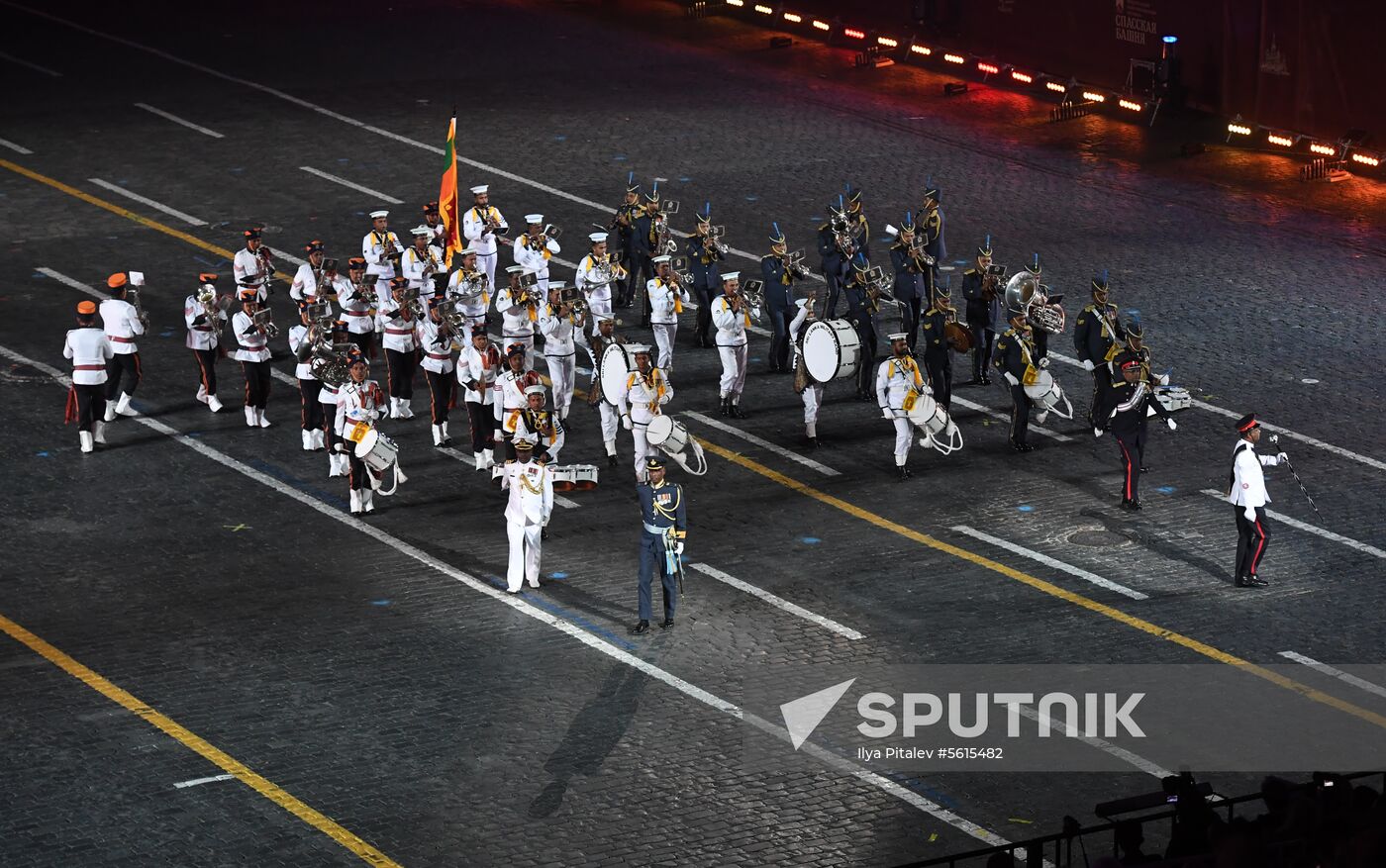 Final rehearsal of Spasskaya Tower festival's opening ceremony